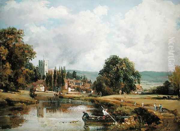 Aylesford, Kent, from the River Medway - view 1
