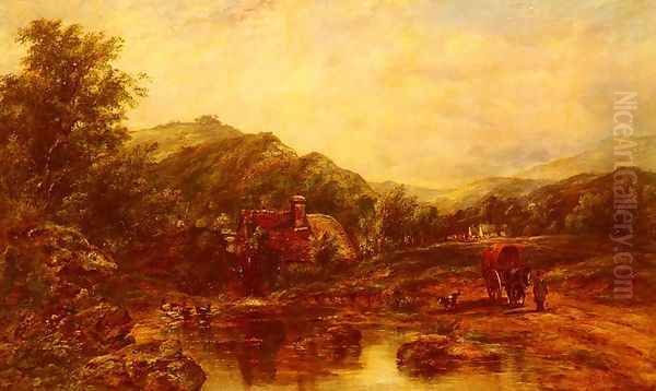 A Mill Stream Among The Hills - view 1