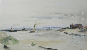 Honfleur, Entre Du Port by Paul-Elie Gernez