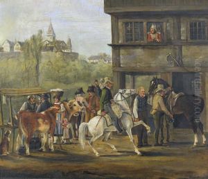 Pferdemarkt by Johann Conrad Gessner