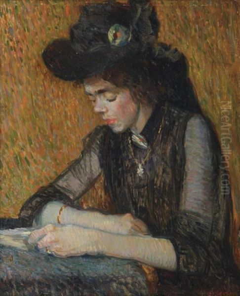 A Girl Reading - view 1