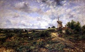 View of Hampstead Heath by Frederick Waters Watts
