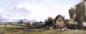 Haymaking by Frederick Waters Watts