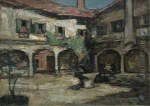 Cortile D'abazzia - Venetia by Petrascu Gheorghe