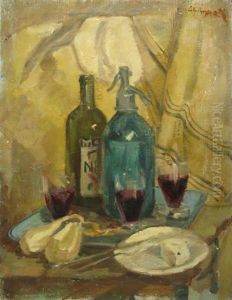 Natura Statica Cu Sifoane by Stelian Popescu Ghimpati