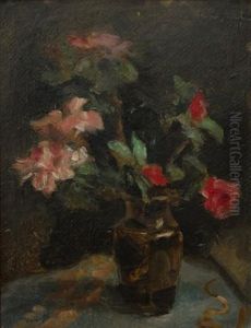 Vas Cu Flori by Stelian Popescu Ghimpati
