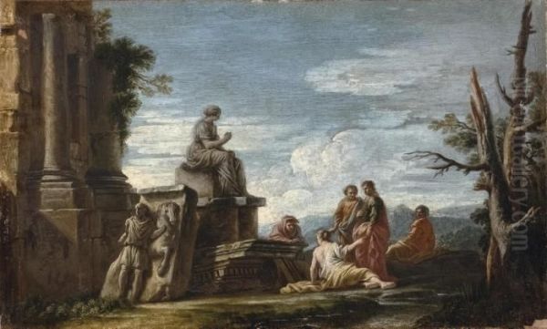Capriccio Di Rovine Con Figure - view 1