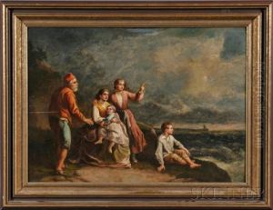 Family Awaiting The Sailor's Return by Vincenzo Giacomelli