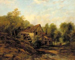 The old water mill by Frederick Waters Watts