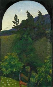 La Sera - Der Abend by Giovanni Giacometti