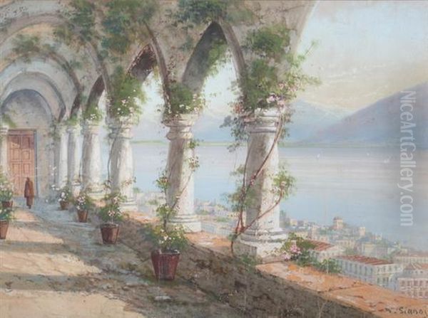 View From A Convent, Naples - view 1