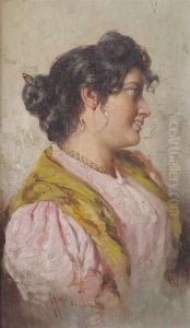 Bildnis Einer Neapolitanerin by Giuseppe Giardiello