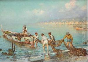 Il Ritorno Dalla Pesca by Giuseppe Giardiello