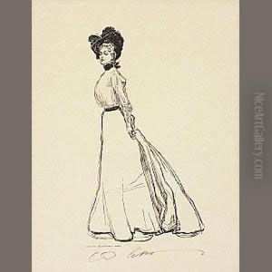 The First Depicting A Bust-length Profile Of A Beauty The First Depicting A Bust-length Profile Of A Beauty