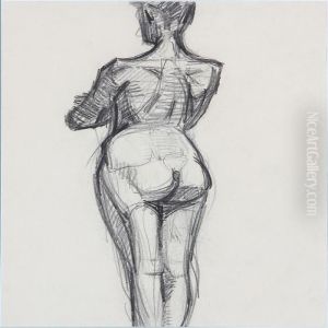 Two Female Studies by Harald Giersing