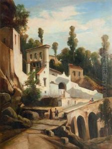 Nei Pressi Di Cava Dei Tirreni by Giacinto Gigante