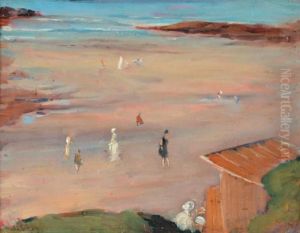 Plage by Clarence Montfort Gihon