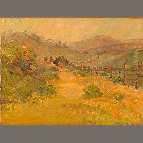 Fence Along A Hillside - view 1