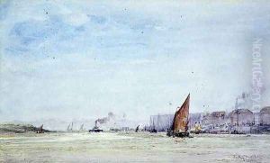 Chatham Dockyard by William Lionel Wyllie