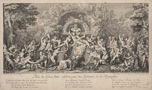 Feste Du Dieu Pan, Celebree Par Des Sylvains Et Des Nymphes by Claude Gillot