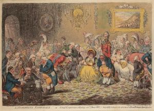 L'assemblee Nationale - Or Grand Cooperative Meeting At St Ann's Hill by James Gillray