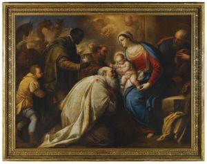 The Adoration Of The Magi by Luca Giordano