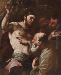 L'incredulita Di San Tommaso by Luca Giordano
