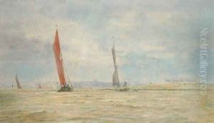 Hoo Fort, River Medway by William Lionel Wyllie
