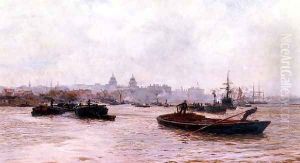 Greenwich Hospital by William Lionel Wyllie