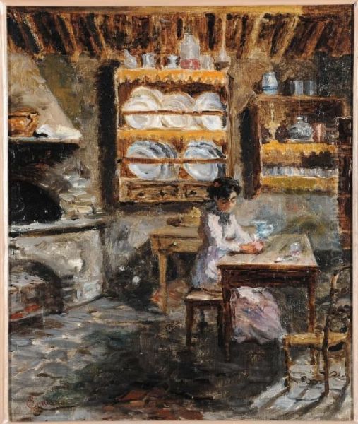 Interno Con Figura - view 1
