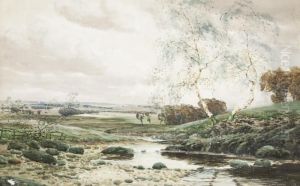 Boats Off The Shore by John Hamilton Glass