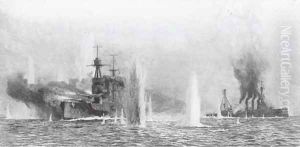 The Battle of Jutland by William Lionel Wyllie