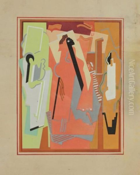Peinture A Trois Elements - view 1