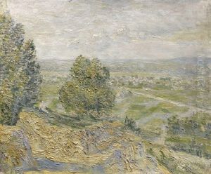 Paysage Avec Deux Grands Arbres by Albert Gleizes