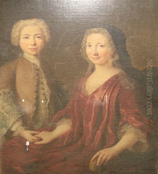 Jeune Mere Et Son Fils - view 1
