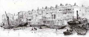 Cherry Gardens, Rotherhithe by William Lionel Wyllie