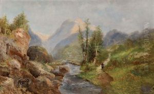 Torrent De Montagne by Alfred Godchaux