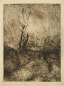 Auvers-sur-oise. Route De Pontoise by Norbert Goeneutte