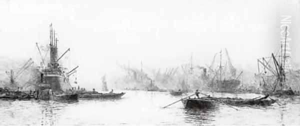 The Clyde at Govan (illustrated) - view 1
