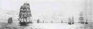 Timber ships by William Lionel Wyllie
