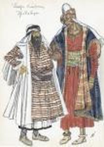 Costume Designs For The Salesmen From by Alexander Yakovlev. Golovin