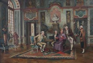 The Chess Match by Juan Antonio Gonzales