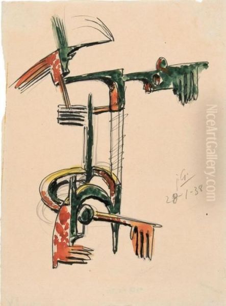 Personnage Assis - view 1