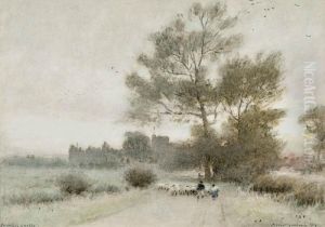 Arundel Castle, Sussex by Albert Goodwin