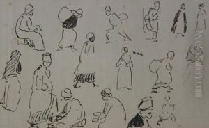 Figure Studies by Albert Goodwin