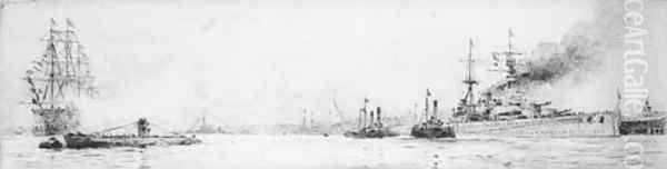 Portsmouth harbour (illustrated) - view 1