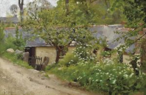 The Cabin, Lamorna by Thomas Cooper Gotch