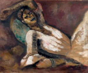 Jeune Femme Alanguie by Jacques Gotko
