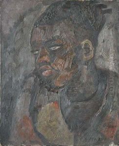 Visage Africain by Jacques Gotko