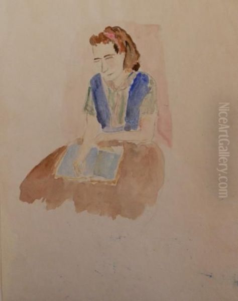 Femme A La Lecture - view 1